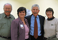 Kathy Reiner Martin with members of the Marshy Point Nature Center and Maryland Recreation and Parks Association