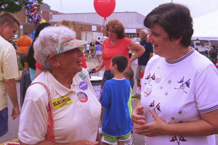 Kathy Reiner Martin at the Perry Hall Town Fair