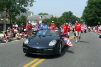 Kathy in the Towson Area Fourth of July parade