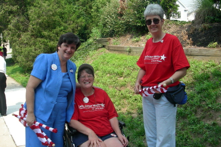 Kathy Reiner Martin with friends